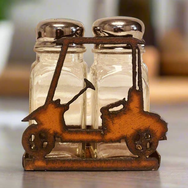 Universal Ironworks USA - Vente Ensembles salière et poivrière - Chariot de golf sel N poivre0