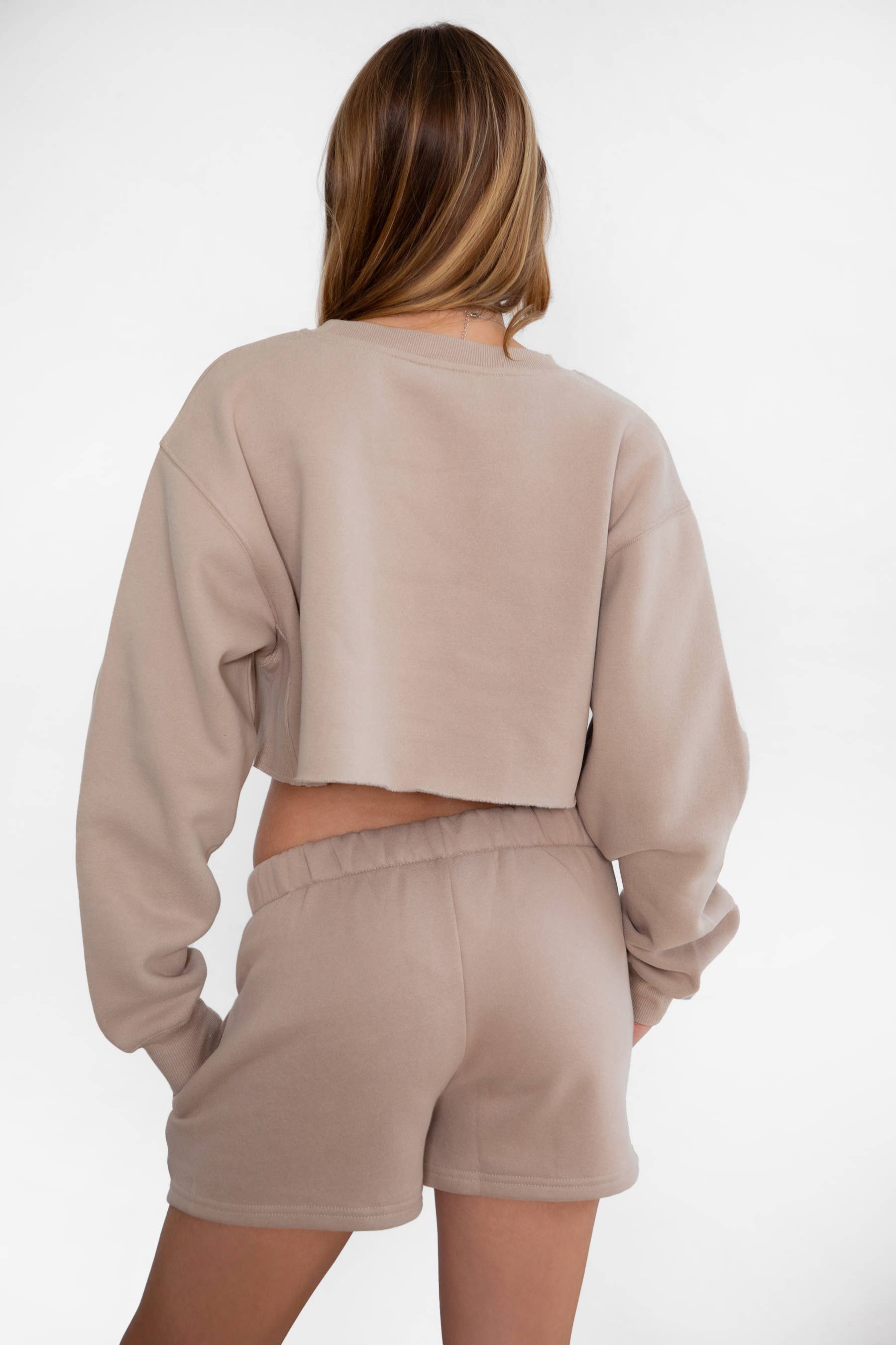 TICTOC - Wholesale Lounge Shorts - Women's - MOMO Plush Fleece Lounge High Waist Fleece Shorts78