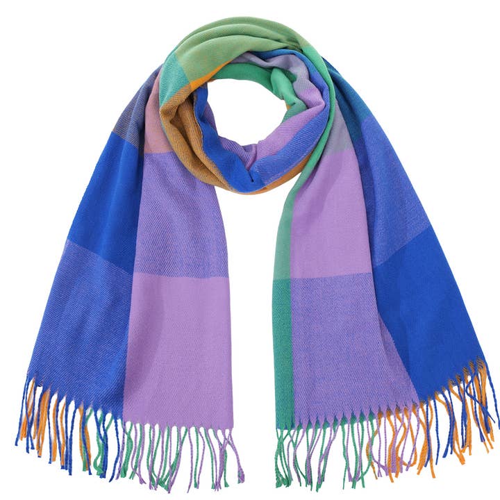 Q-C6.1 SCARF405-736-6 Sciarpa Morbida a Quadri 180x70 per la vendita all'ingrosso da parte di Menga Trading