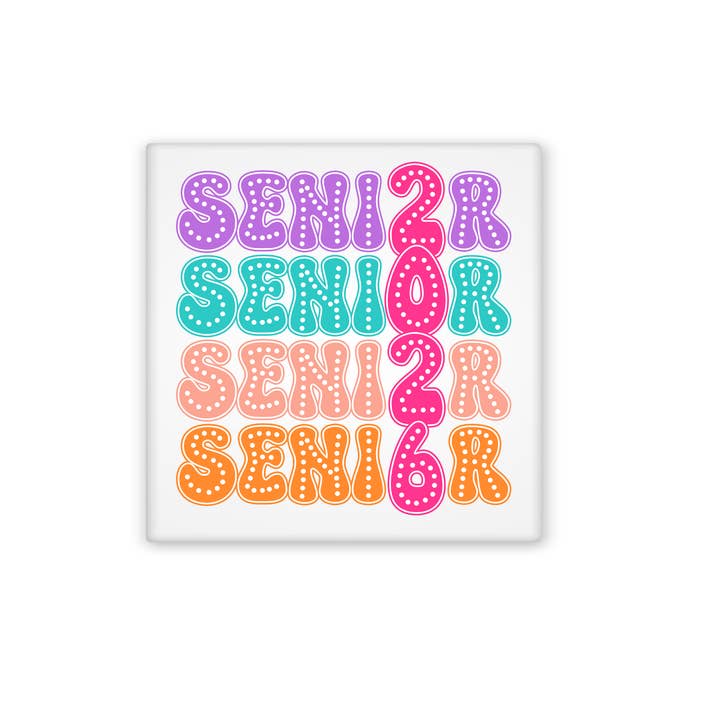 Chic Magnet Co. - Wholesale Magnet - Class of 2026 Senior... 2x2 Magnet1