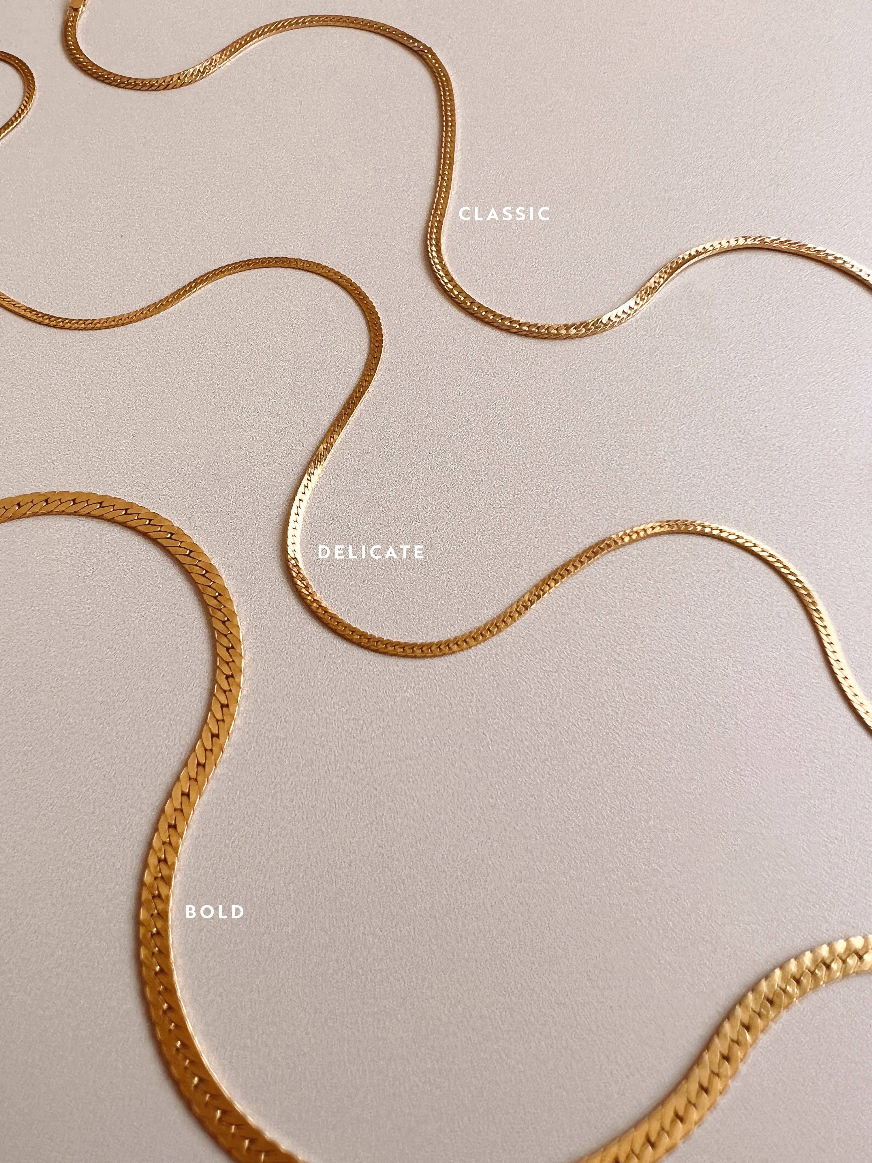 Hello Adorn – Großhandel Gliederhalskette – Herra-Kette | 14-karätiges Goldfüllung+Sterlingsilber4