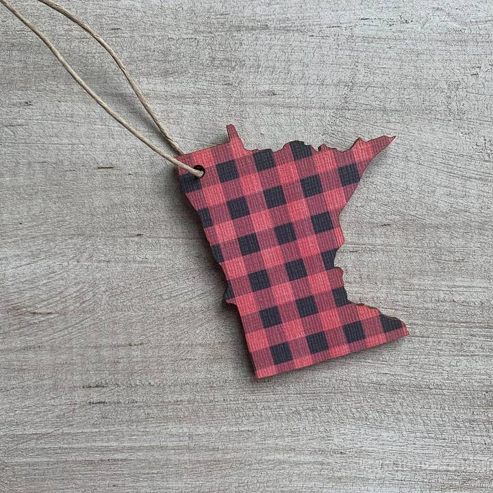 Juniper & Spruce - Vente Objets de décoration - Ornement à carreaux Buffalo du Minnesota3