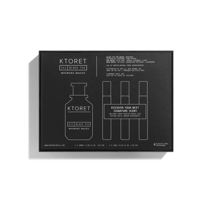 Michael Malul London Fragrances - Wholesale Perfume gift set - 511 Black Tie Gift Set1
