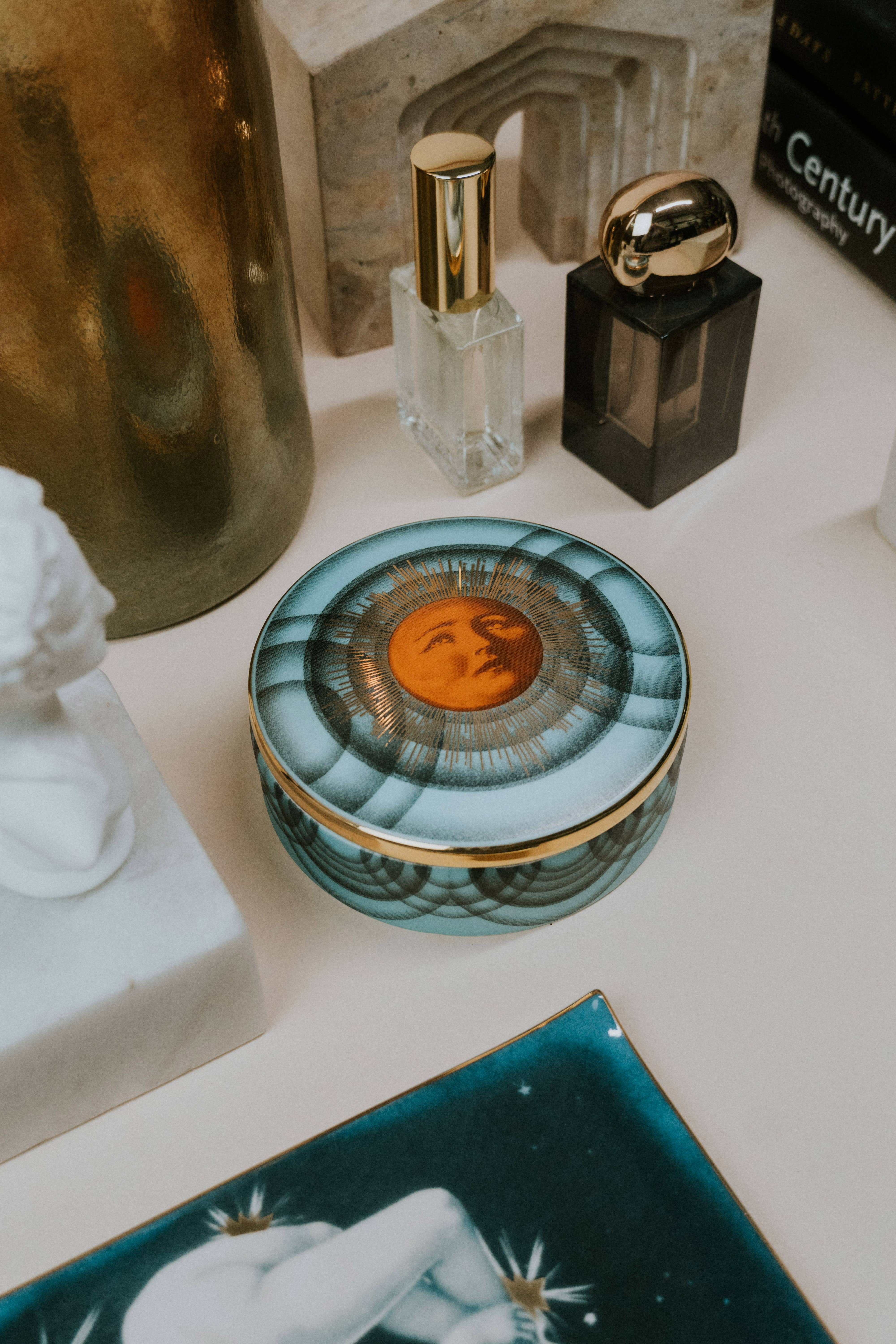 Spitfire Girl - Vente Boîte/rangement à bijoux - Boîte à bijoux en porcelaine fine Cosmic Rising avec or 22 kt2