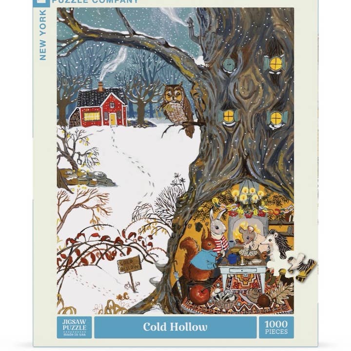 New York Puzzle Company - Vente Puzzle – adulte - Cold Hollow - Puzzle de 1000 pièces1