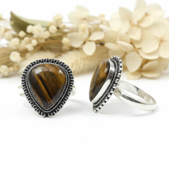 Anillo Ojo de Tigre para venta al por mayor de Produtos Namasté