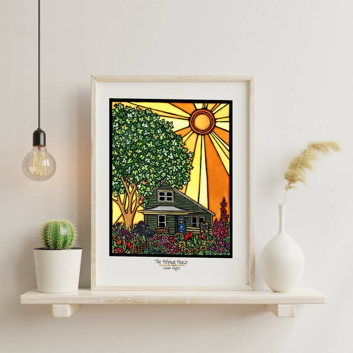 Giclee Print - The Helping House for wholesale by Sarah Angst Art