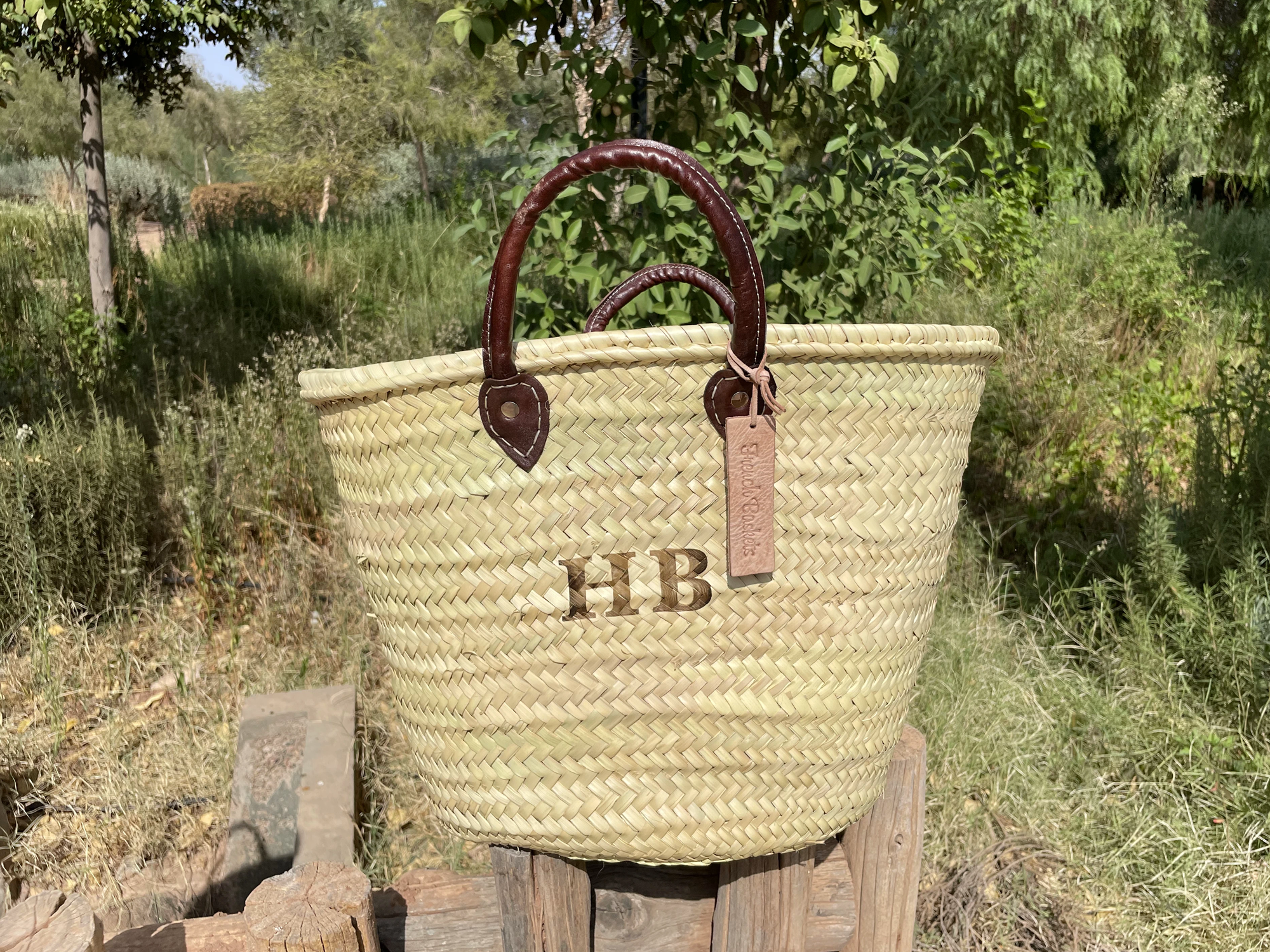 French Baskets - Vendita all'ingrosso Cinghia per borsa - Unisex - Monogramma personalizzabile con cestino francese stampato a caldo1