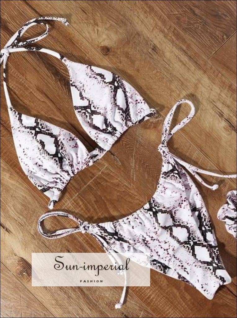 Sun Imperial - Wholesale Two Piece Swimsuit - Women's - Orange Halter Bikini Female Swimsuit Brazilian Micro Bikini6