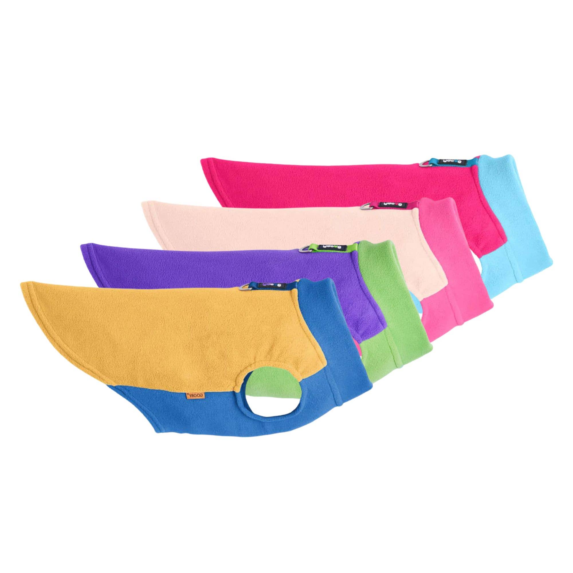 Gooby – Engroshandel Vest - Hund – Gooby Half Stretch fleecevest i to farver til små hunde3