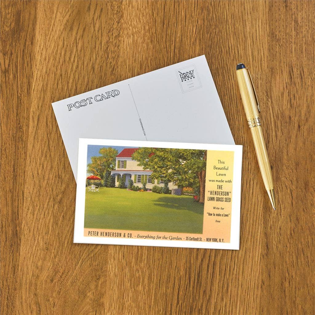 Found Image Press - Vendita all'ingrosso Cartoline - Cartolina GD-09 Pubblicità di Semi per Prato1