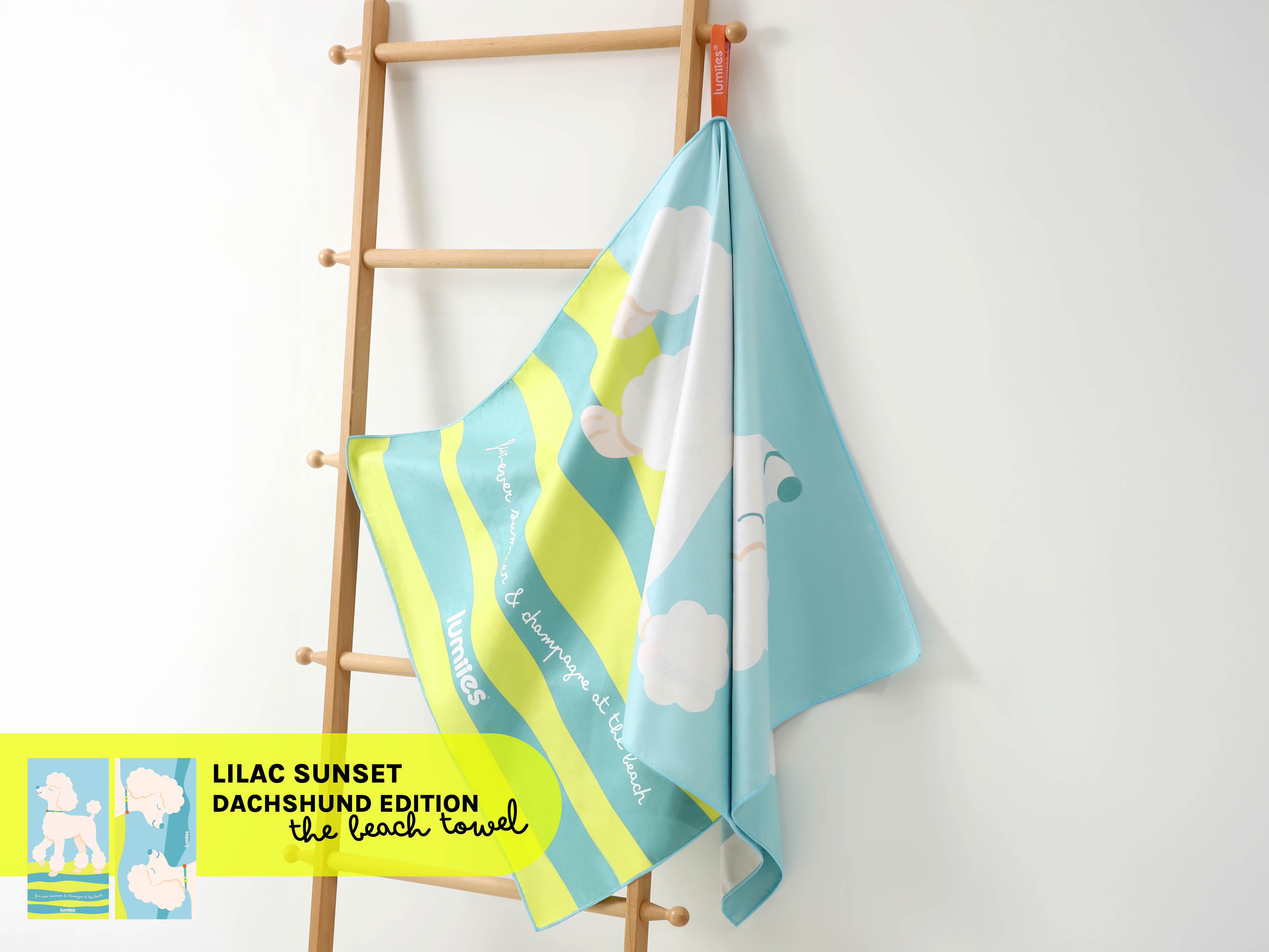 lumiies - high visibility – Großhandel Haustierhandtuch – Hund – Schnelltrocknendes Mikrofaser-Handtuch (160×80 cm) - Pudel12