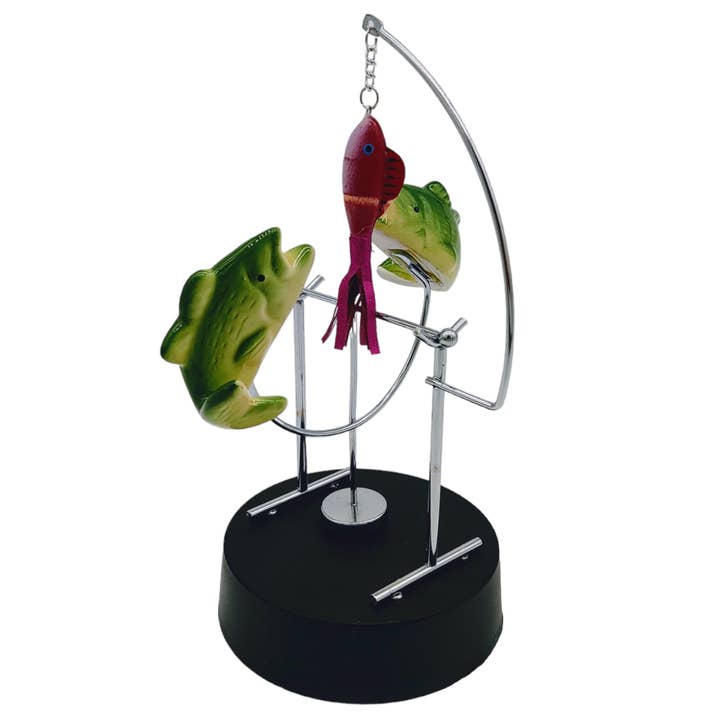 Golden Island Int'l Inc. - Wholesale Mobile - GI-827/24 Kinetic Mobile: Ceramic Bass Fish with Lure3