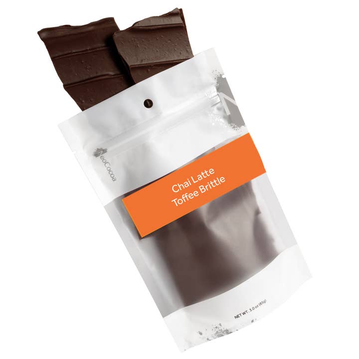 NeoCocoa - Wholesale Toffee - 3oz Chai Latte Toffee Brittle