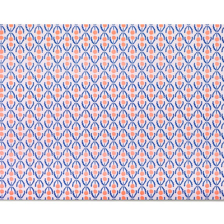 REGARO PAPIRO – Großhandel Geschenkpapier in Bögen – Geschenkpapier „Kleine Blume“ in Neonorange2