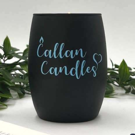 Fresh Mint & Rhabarber 250 g Sojawachskerze für den Großhandel von Callan Candles