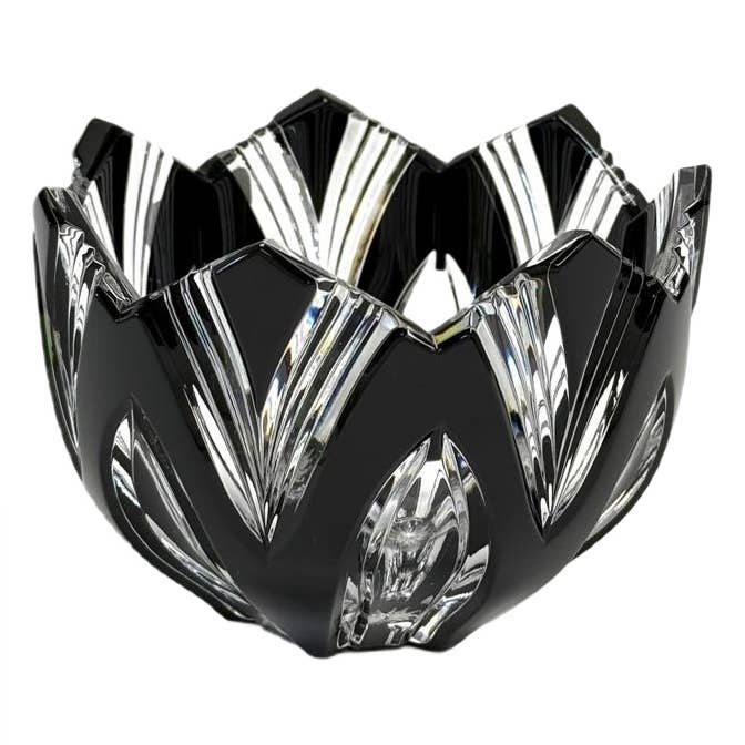 4.5" Bohemian Crystal Decorative Bowl AU11639 LOTOS, AURUM for wholesale by NORTH AMERICAN CRYSTAL