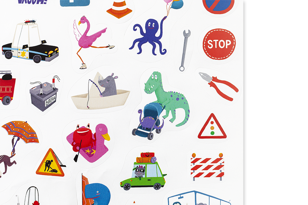 Edicare Editora, Lda. – wholesale Klistermärke - Barn och baby – Fordon - 160 klistermärken3