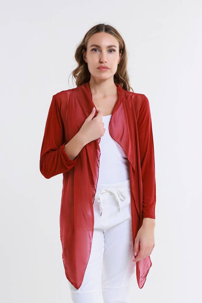 TINA Stephens Italy/Tees By Tina – wholesale Wrap – Women's – Ansley Silk Front Tie Wrap (BQ233)21