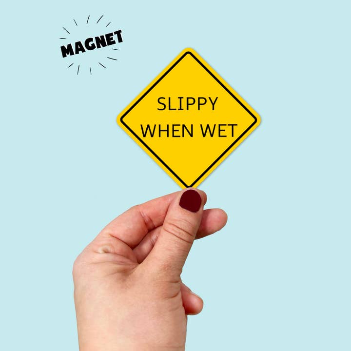 Íman de Sinal Escorregadio de Vinil Impermeável Pittsburghese por atacado de Songbird Artistry