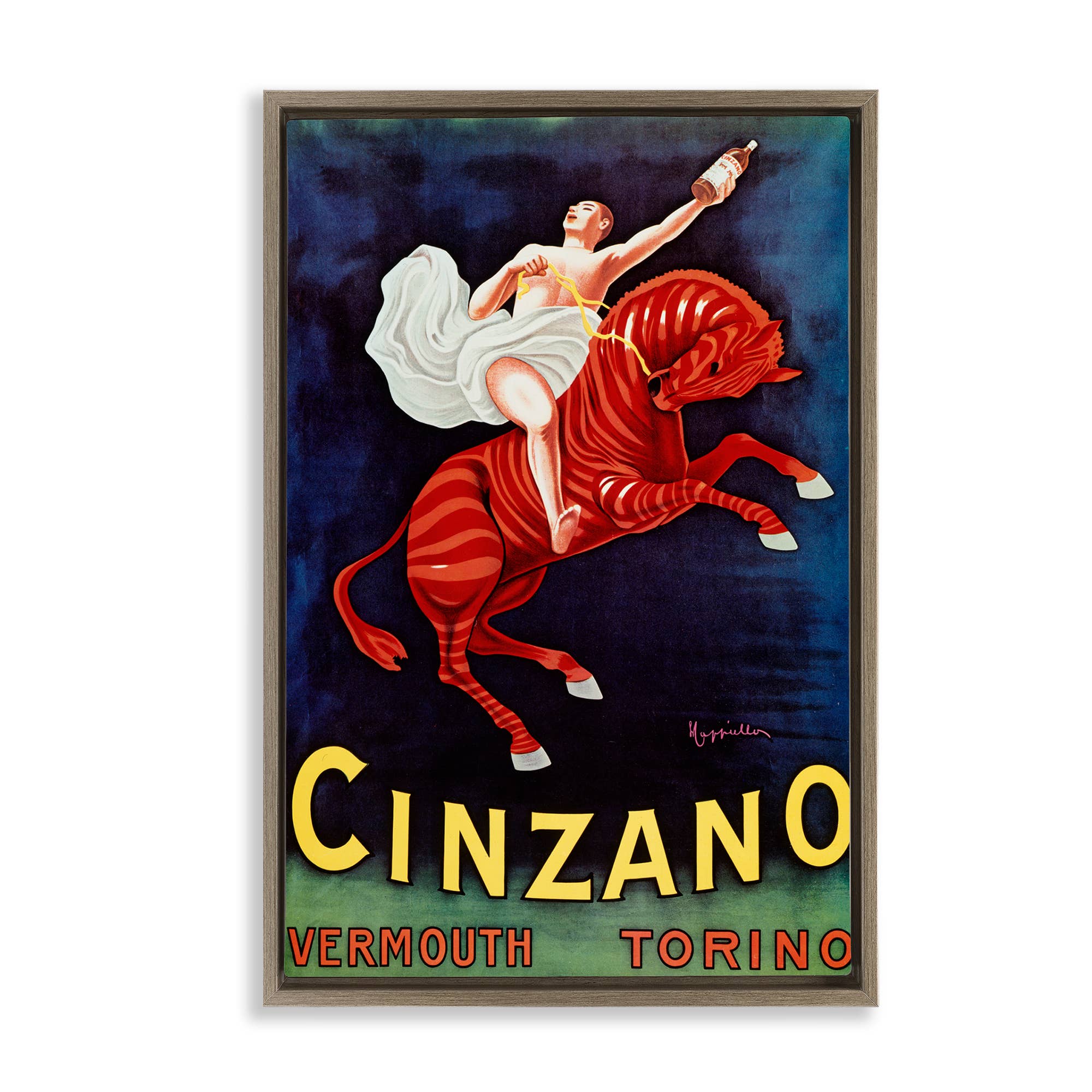 Stupell Industries - Wholesale Wall Sign - Cinzano Wine Advertisement - Framed Wall Art23