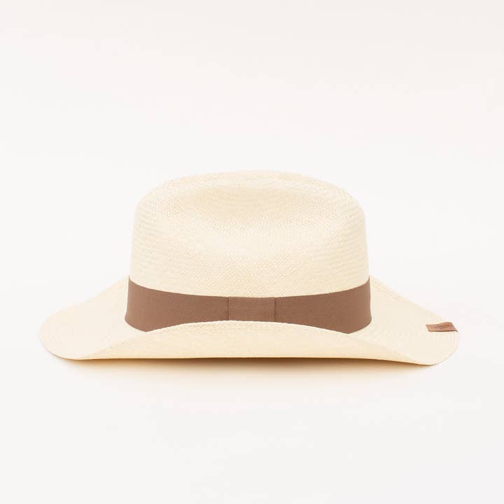 Elegancia Tropical Genuine Panama Hats - Wholesale Straw Hat - Women's - Cowboy Natural - Classic Handmade Straw Panama Hat