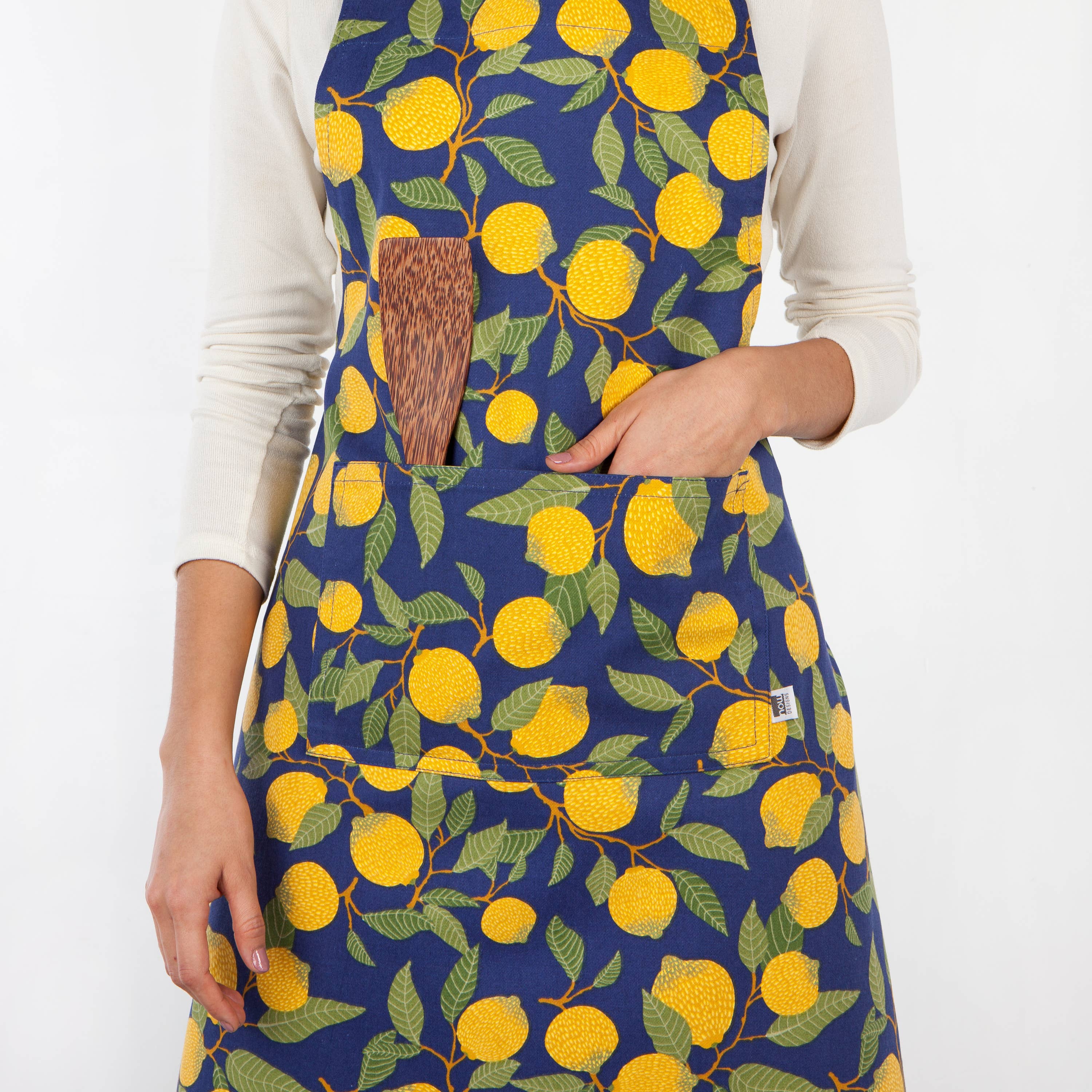 Now Designs by Danica - Wholesale Apron - Lemons Chef Apron2