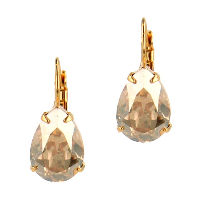 Lacrima Ohrhänger - Gold, Handgefertigt für den Großhandel von OTAZU