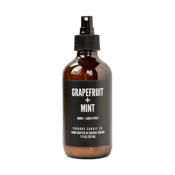GRAPEFRUIT + MINT ROOM AND LINEN SPRAY for wholesale by Paradox Candle Co.