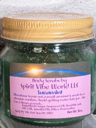 Eucamint Body Scrub for wholesale by Spirit Vibe World LLC