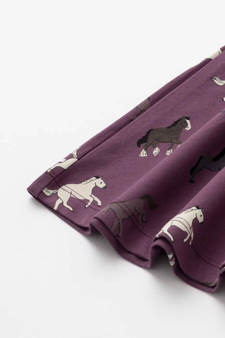 Monica + Andy - Wholesale Dress - Kids - Back to School Long Sleeve Let's Dance Dress_Fall Horses1