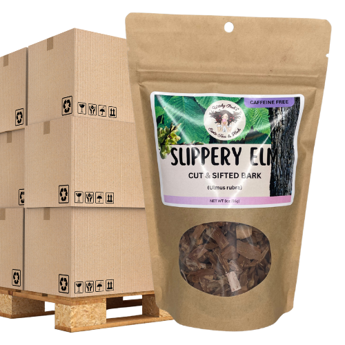 Witchy Pooh's Exotic Teas & Herbs - Wholesale Loose Tea - Witchy Pooh's Slippery Elm Tea - Cut & Sifted Bark17