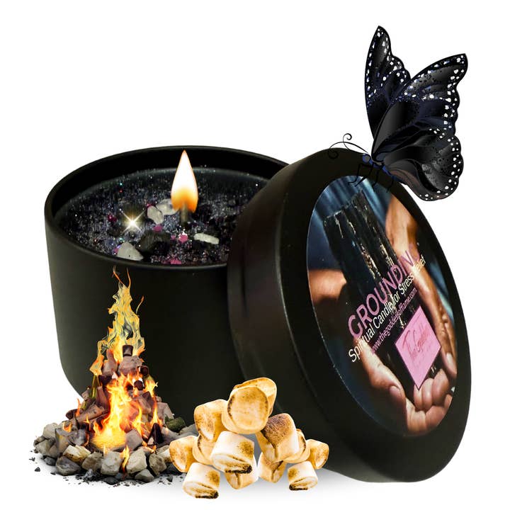 Grounding Spiritual Magic Candle for wholesale by The Goddess of Flame