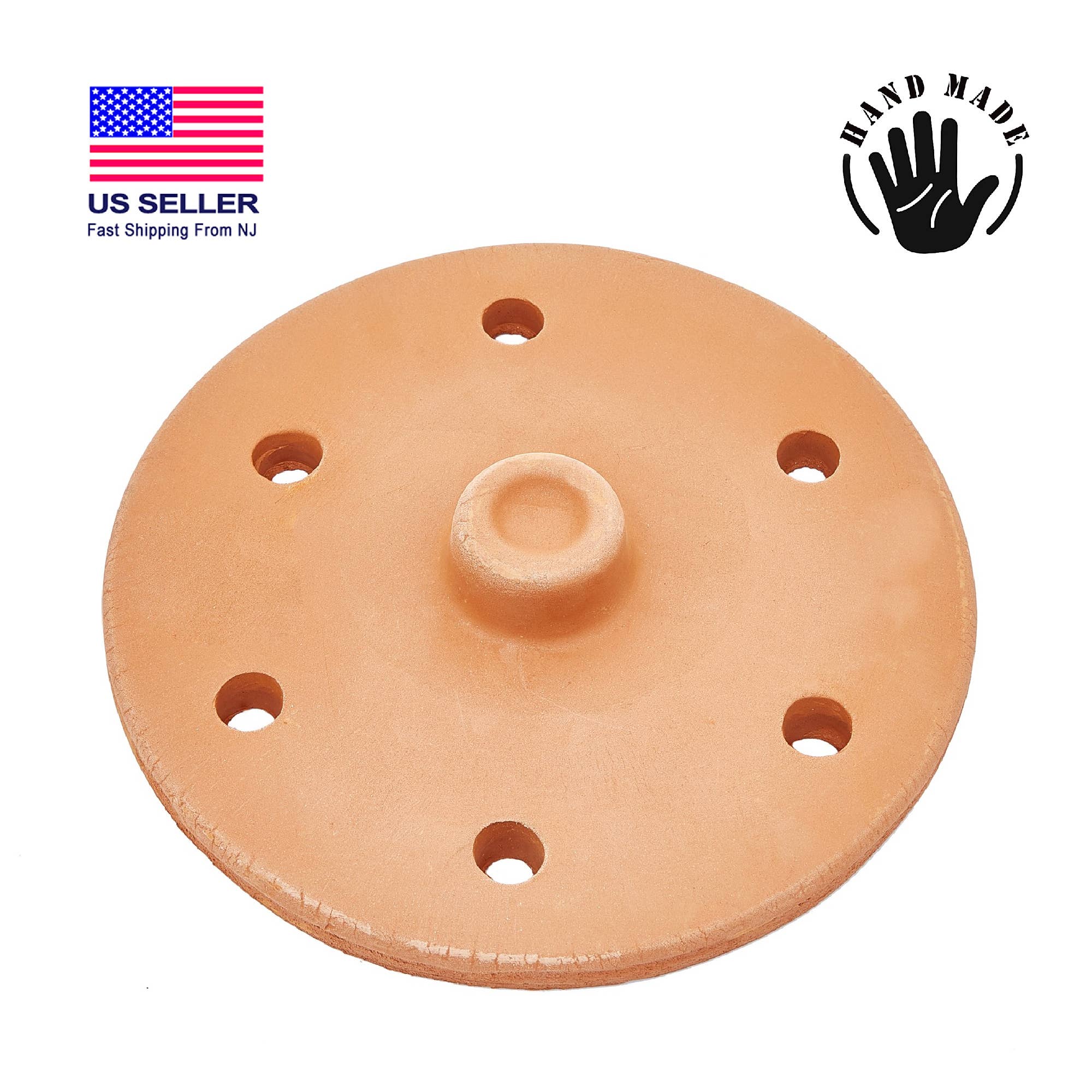 Hakan - Vendita all'ingrosso Utensile/attrezzo da cucina - Coperchio Dolma in terracotta fatto a mano, coperchio arrotolato in foglia d'uva12