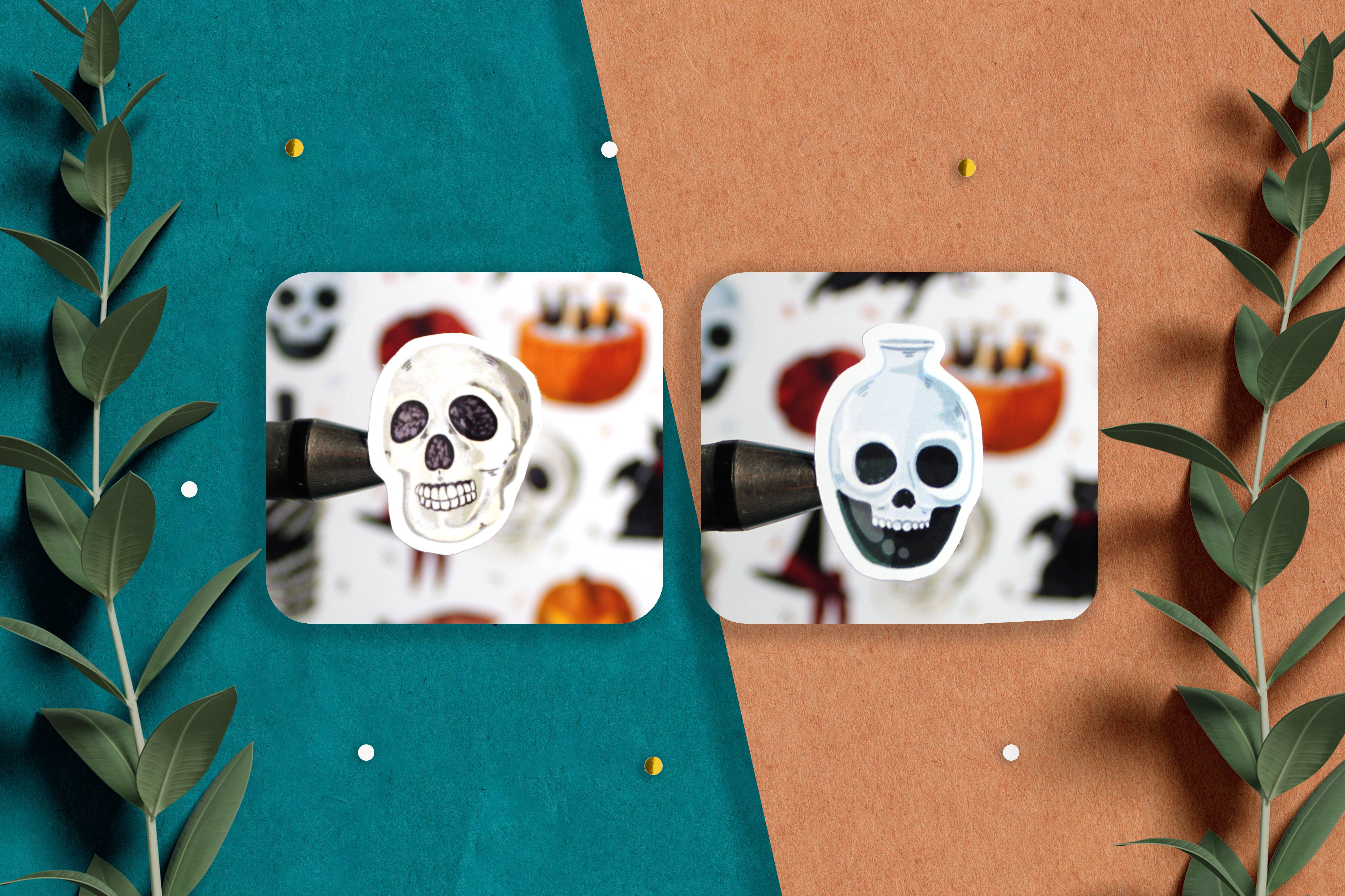 Bartista - Vendita all'ingrosso Adesivo - Foglio di adesivi Boo, adesivi per Halloween, adesivo BulletJournal8