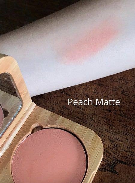 BAIMS Natural Makeup - Wholesale Blush - Satin Mineral Blush 20 Peach - vegan - 100% natural2