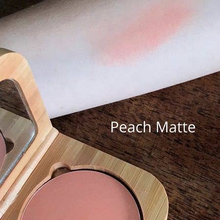 BAIMS Natural Makeup - Wholesale Blush - Satin Mineral Blush 20 Peach - vegan - 100% natural2