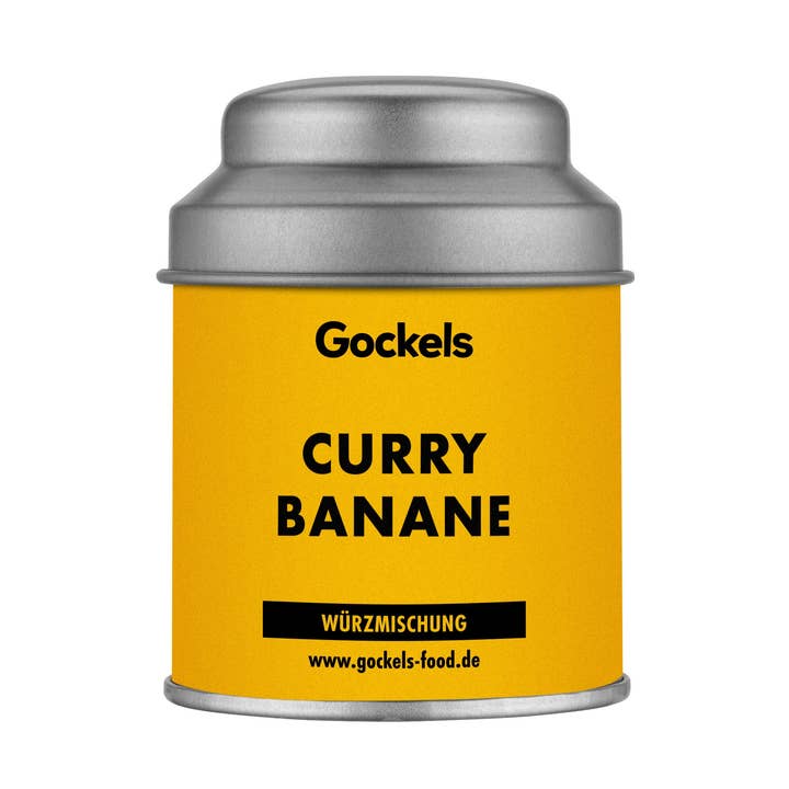 Banane au curry pour la vente par Gockels Genussmanufaktur