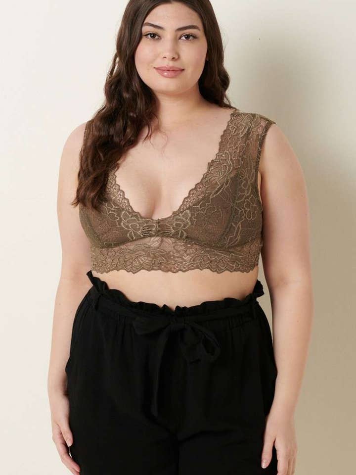 BRALETTE EN DENTELLE FESTONNÉE pour la vente par mittoshop