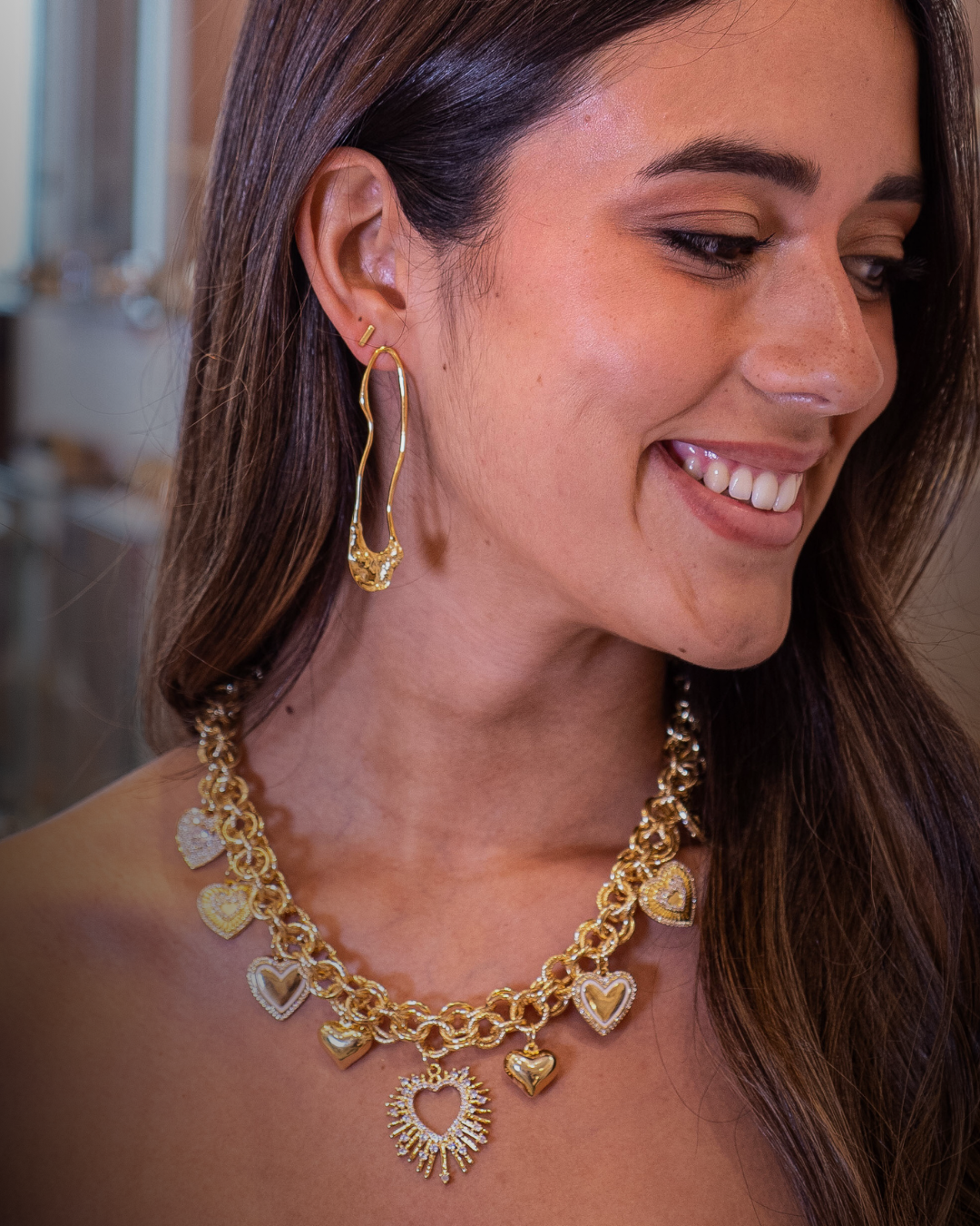 PHOEBE´S – Conjunto de joias por atacado – Conjunto de Jóias Encanto de Coração2