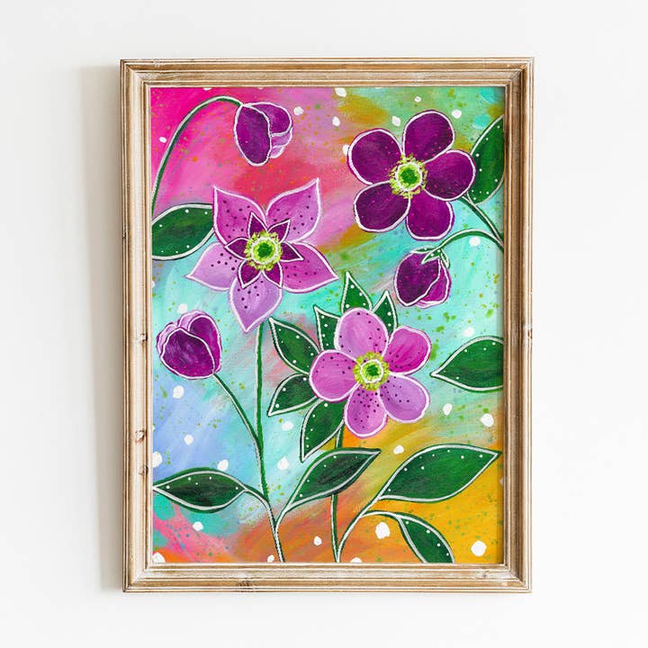 Bethany Joy Art - Wholesale Art Print - Hellebore Flowers Bethany Joy Art Print0