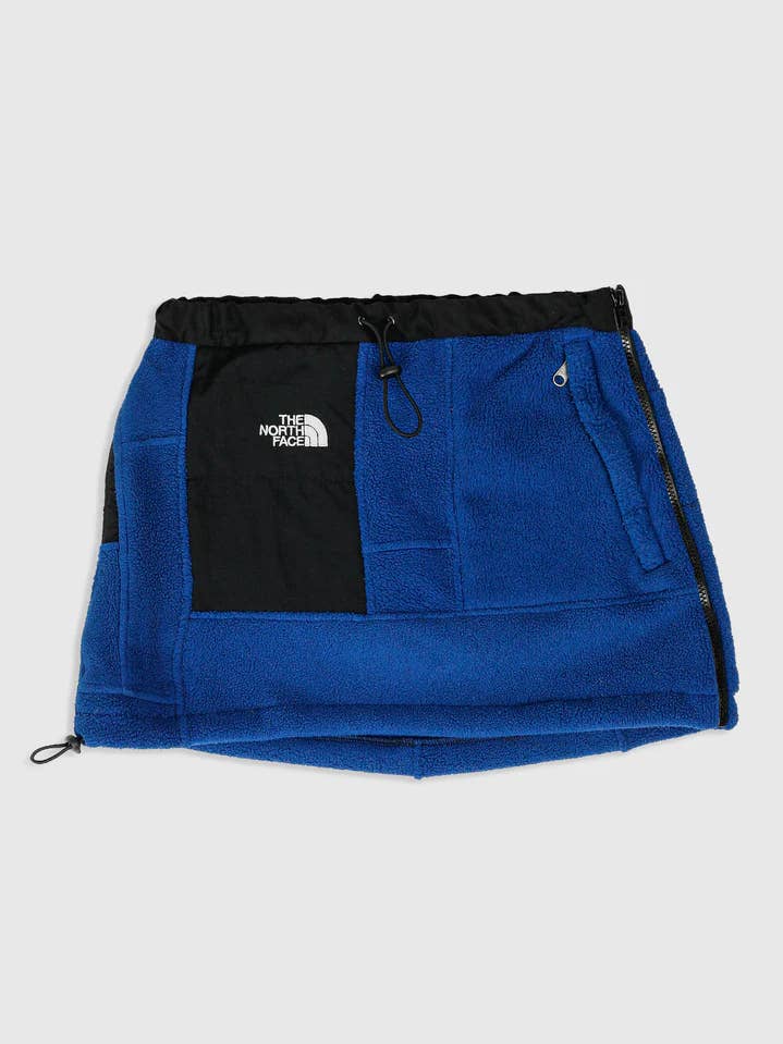 Frankie Collective - Venta al por mayor Falda - Mujer - Falda Mini de Forro Polar Rework North Face