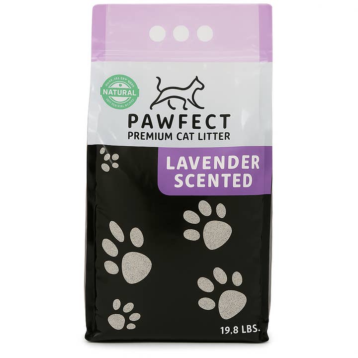 Lavender Scented Clumping Cat Litter–17.2 lb / 9L, Dust-Free and other Purchase wholesale litter trays. Free returns & net 60 terms on Faire trending on Faire.