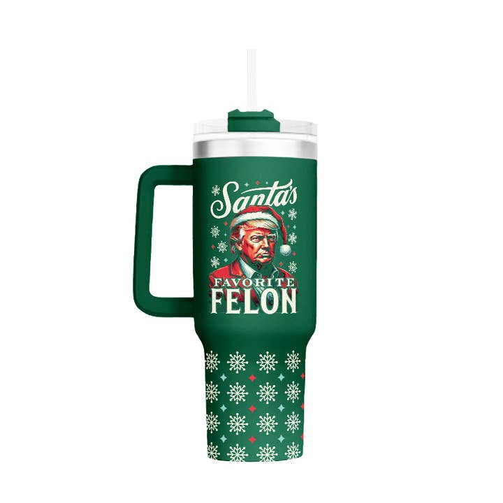 I Love My Freedom - Wholesale Insulated Mug/Tumbler - Santas Favorite Felon - 40oz Tumbler - 2940