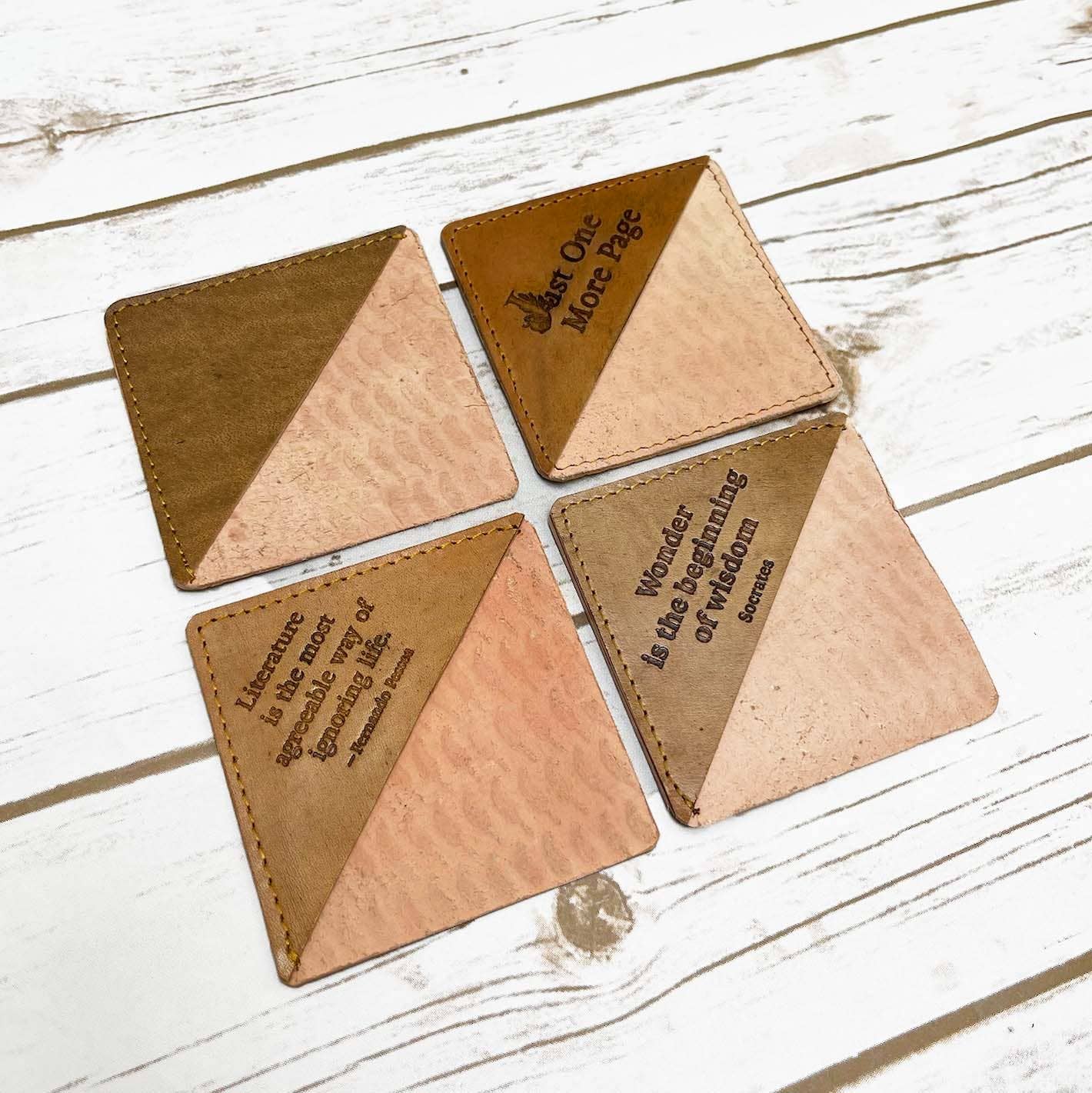 Soothi | Containers Of Creativity - Wholesale Bookmark - Square Leather Bookmarks5