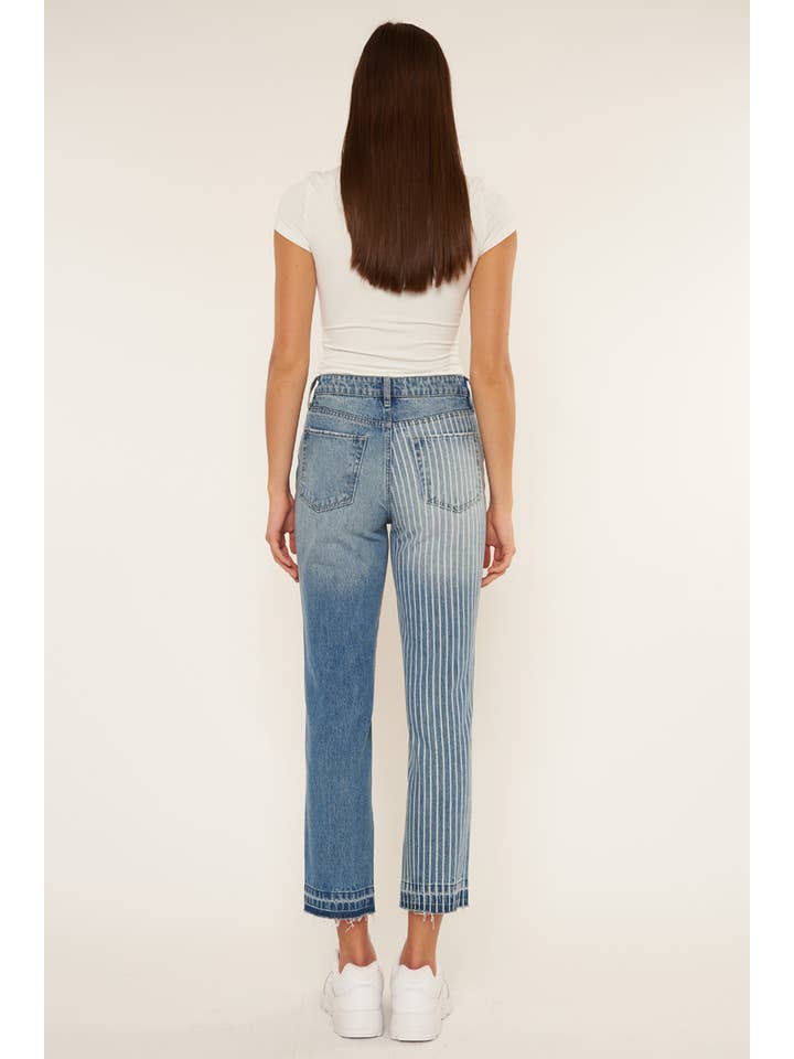Nature Denim - Wholesale Jeans - Women's - High Rise Cotton Mom Jeans - Size Range 0-13 NT2234MST