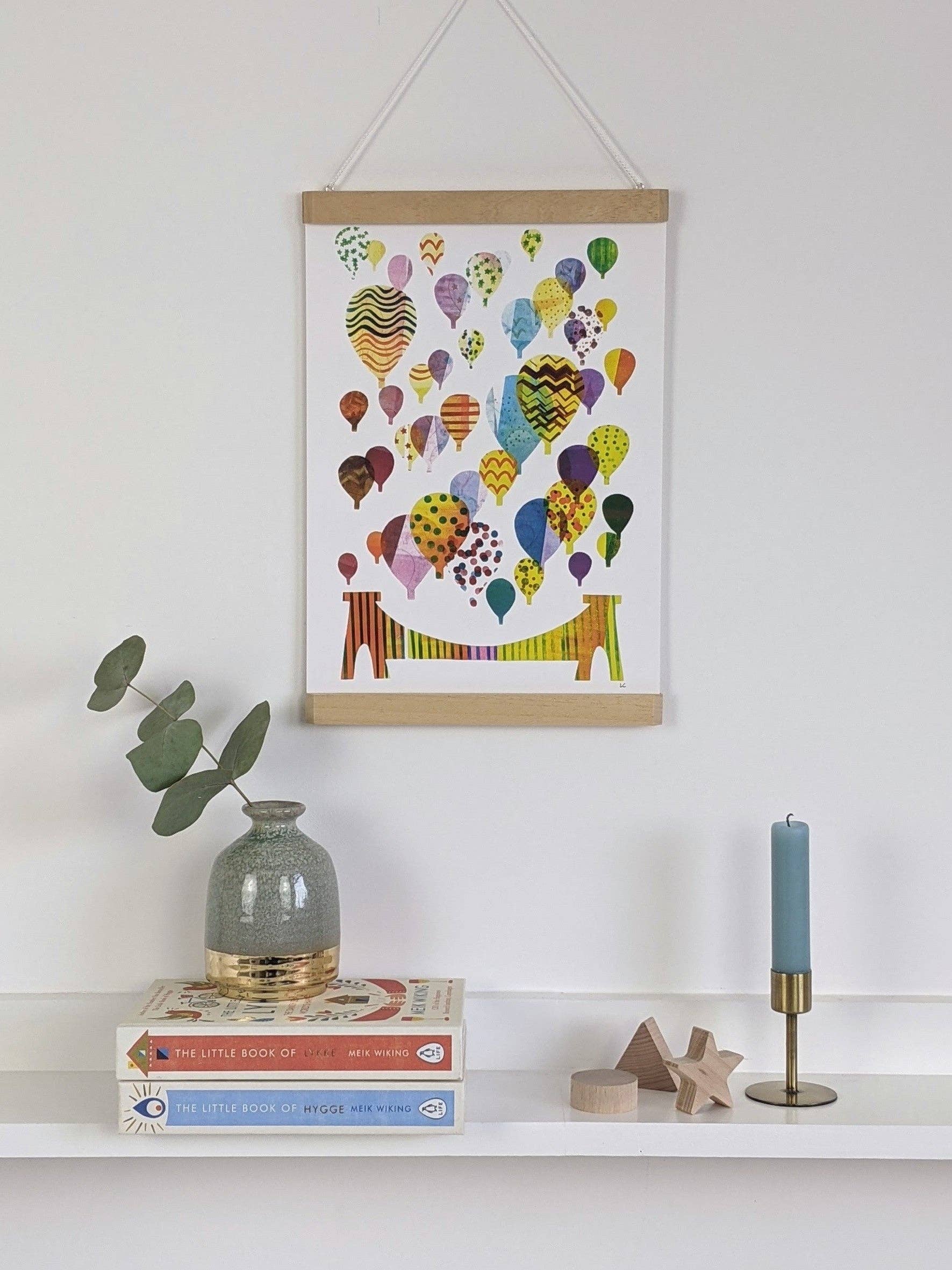 Slow Sunday - Wholesale Art Print - ‘Colourful Bristol Balloons’ Clifton Suspension Bridge Fine4