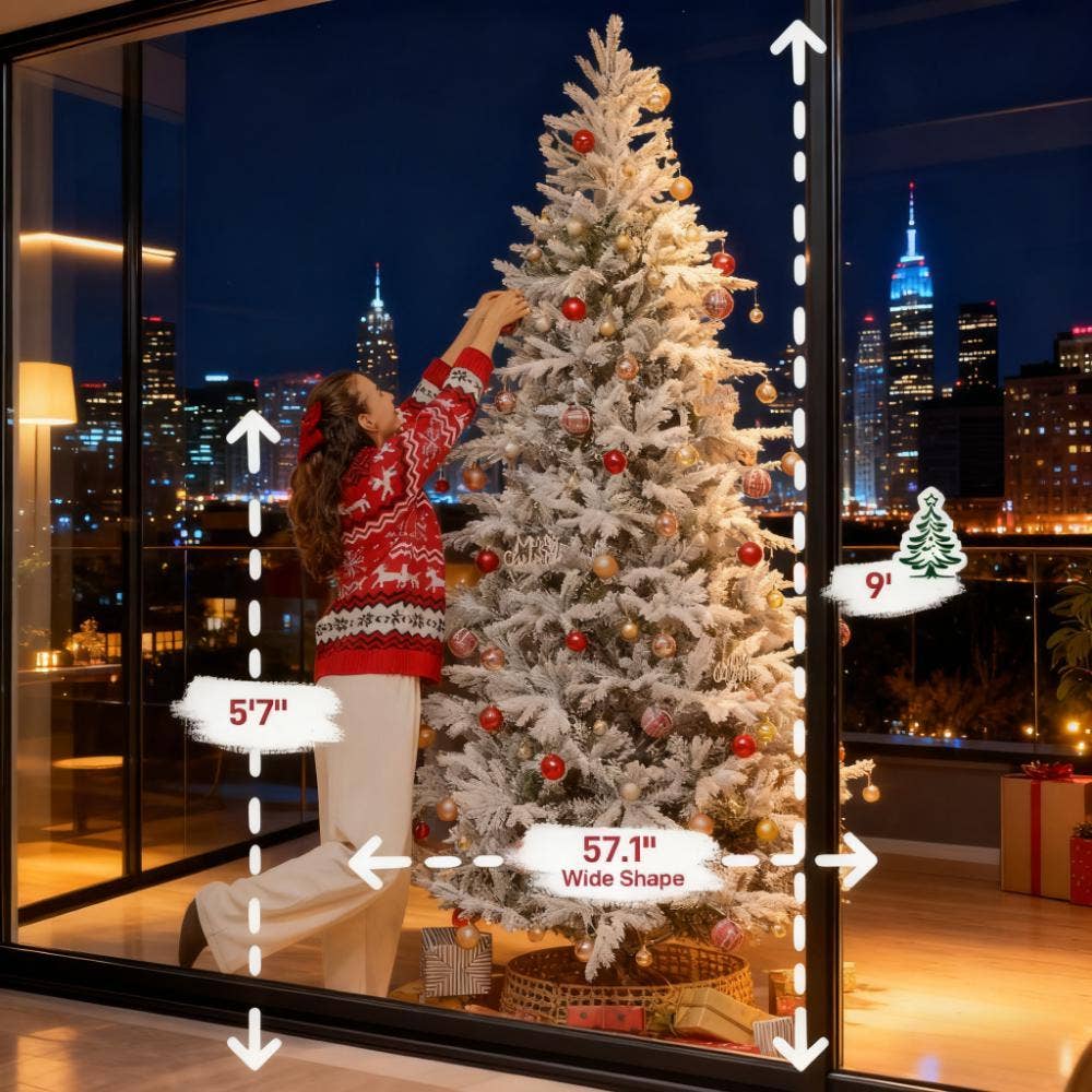 39F Inc. - Vente Sapin de Noël artificiel - Sapin de Noël artificiel de 9 pieds avec branches réalistes5