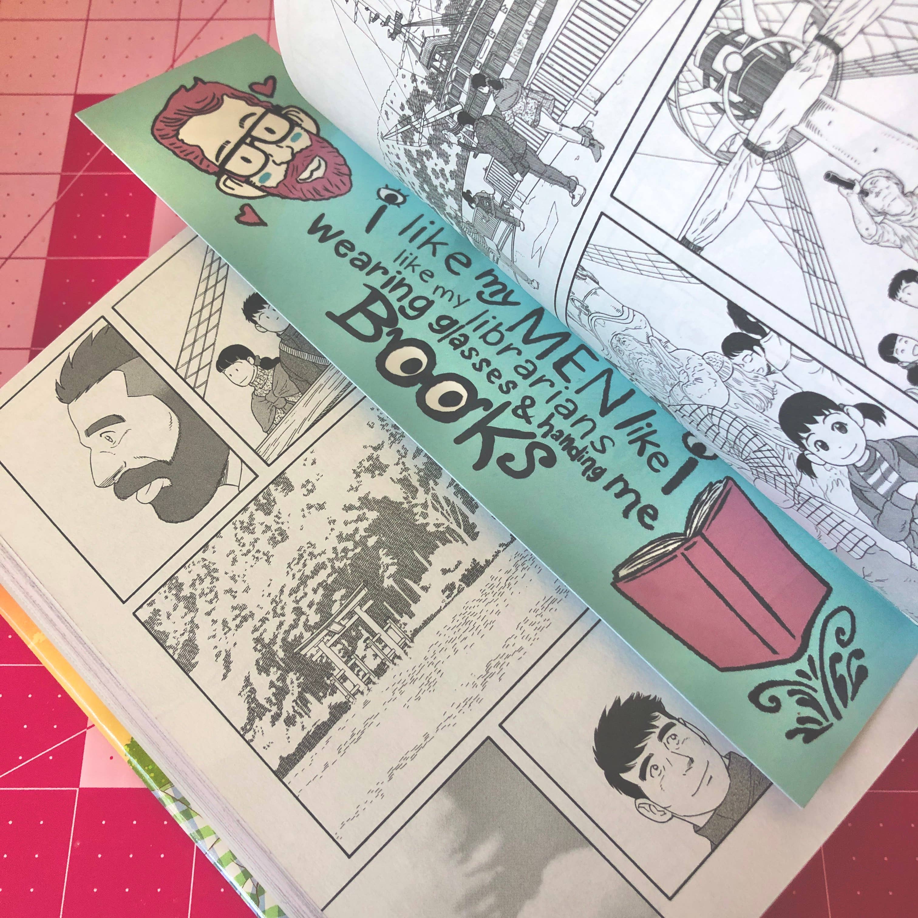 DamiAnimated - Wholesale Bookmark - I Like My Men Like I Like My Librarians Funny Bookmark4