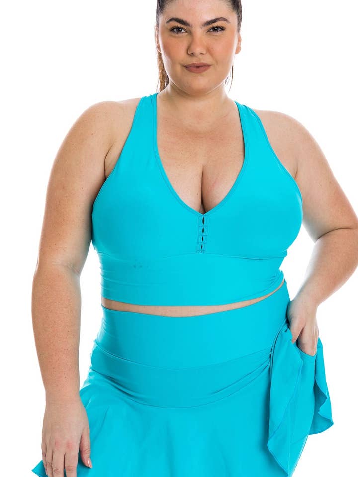Miami Eco Racer Back Bra for wholesale by Carra Lee Active